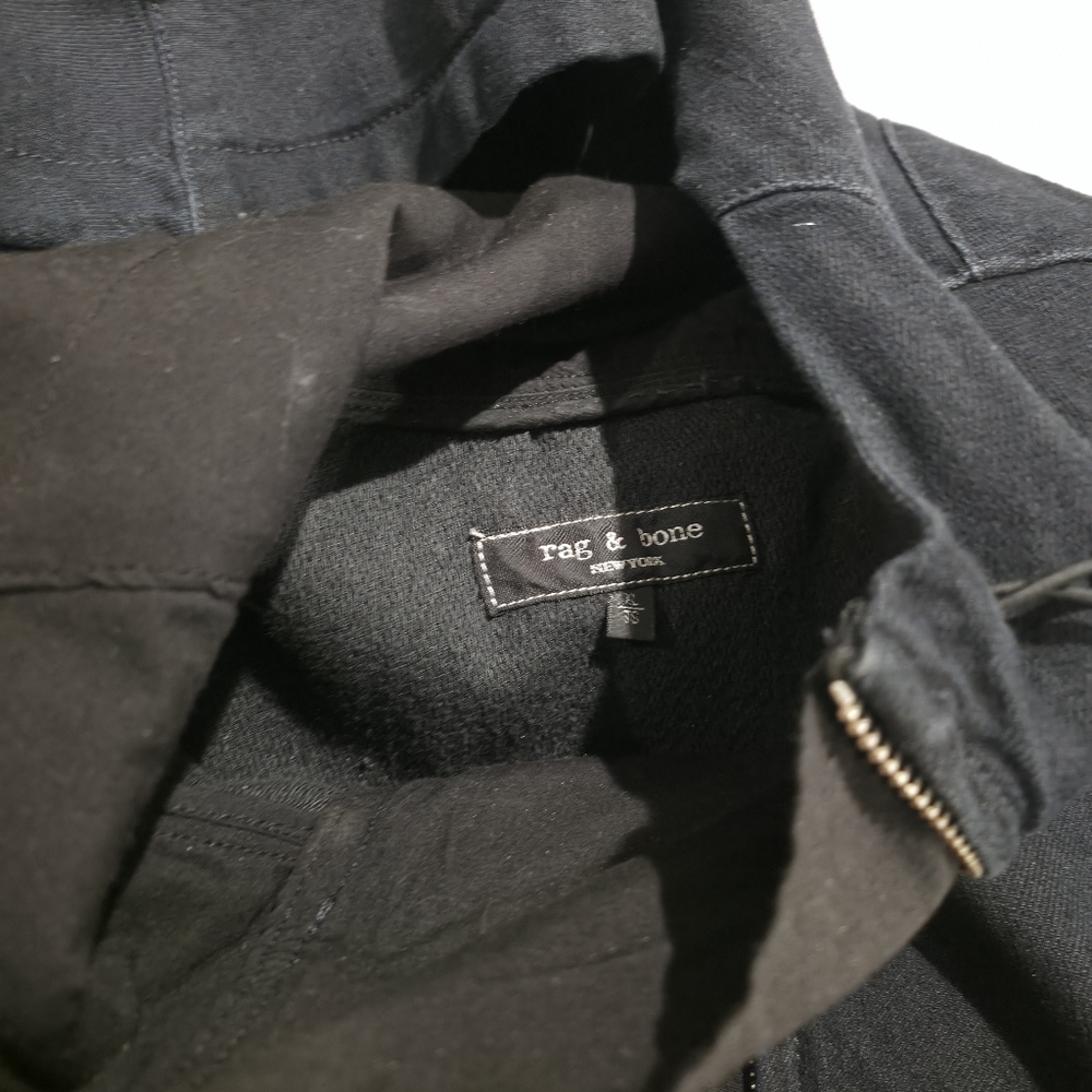 Rag & Bone Dark Blue Hooded Jacket - Picture 12 of 16